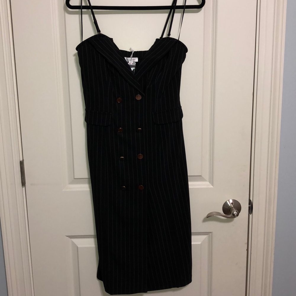 Forever 21 Pinstripe Midi Dress